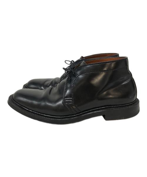 Alden（オールデン）ALDEN (オールデン) コードバン チャッカブーツ ブラック サイズ:SIZE 9 1/2Ⅾの古着・服飾アイテム