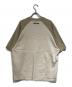 A BATHING APE (アベイシングエイプ) ワンポイントロゴTシャツ ホワイト×ベージュ サイズ:SIZE M：7000円