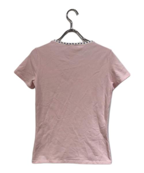 CELINE（セリーヌ）CELINE (セリーヌ) トリオンフロゴTシャツ ピンク サイズ:SIZE Sの古着・服飾アイテム