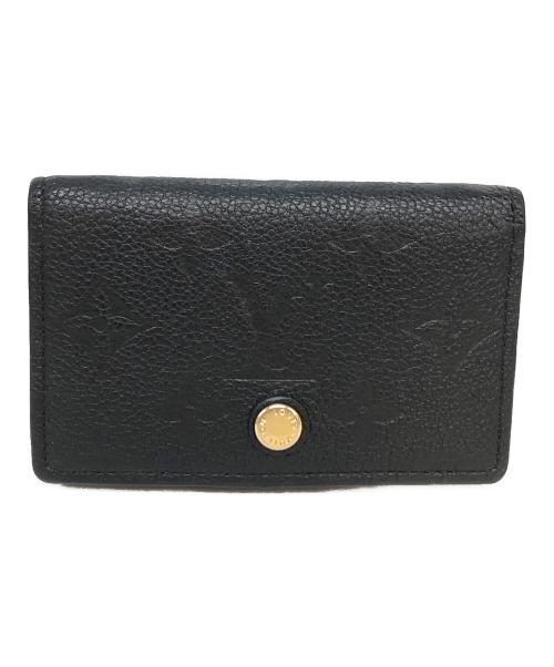 LOUIS VUITTON（ルイ ヴィトン）LOUIS VUITTON (ルイ ヴィトン) カードケース ブラックの古着・服飾アイテム