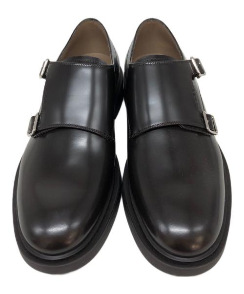 Gianvito Rossi（ジャンヴィト ロッシ）Gianvito Rossi (ジャンヴィト ロッシ) ダブルモンクレザーシューズ ブラウン サイズ:SIZE 40の古着・服飾アイテム