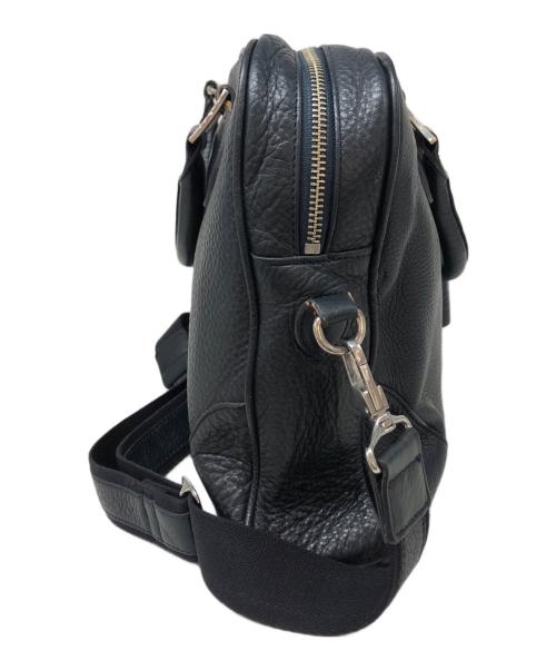 PELLE MORBIDA（ペッレモルビダ）PELLE MORBIDA (ペッレモルビダ) レザービジネスバッグ ネイビーの古着・服飾アイテム