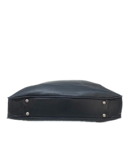 PELLE MORBIDA（ペッレモルビダ）PELLE MORBIDA (ペッレモルビダ) レザービジネスバッグ ネイビーの古着・服飾アイテム