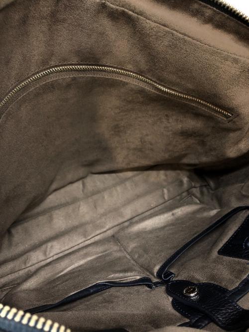 PELLE MORBIDA（ペッレモルビダ）PELLE MORBIDA (ペッレモルビダ) レザービジネスバッグ ネイビーの古着・服飾アイテム