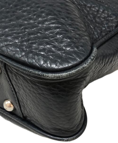 PELLE MORBIDA（ペッレモルビダ）PELLE MORBIDA (ペッレモルビダ) レザービジネスバッグ ネイビーの古着・服飾アイテム