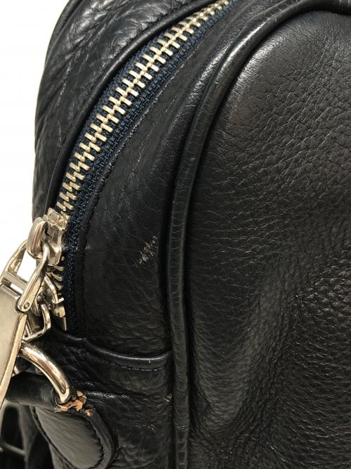 PELLE MORBIDA（ペッレモルビダ）PELLE MORBIDA (ペッレモルビダ) レザービジネスバッグ ネイビーの古着・服飾アイテム