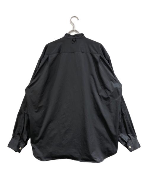 DAIWA PIER39（ダイワ ピア39）DAIWA PIER39 (ダイワ ピア39) BAND COLLAR SHIRTS グレー サイズ:SIZE Sの古着・服飾アイテム