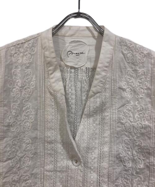 pheeta（フィータ）PHEETA (フィータ) レースジャケット ホワイト サイズ:-の古着・服飾アイテム