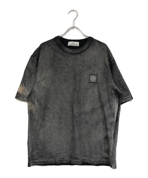STONE ISLAND（ストーンアイランド）STONE ISLAND (ストーンアイランド) コンパスパッチTシャツ グレー サイズ:SIZE Lの古着・服飾アイテム