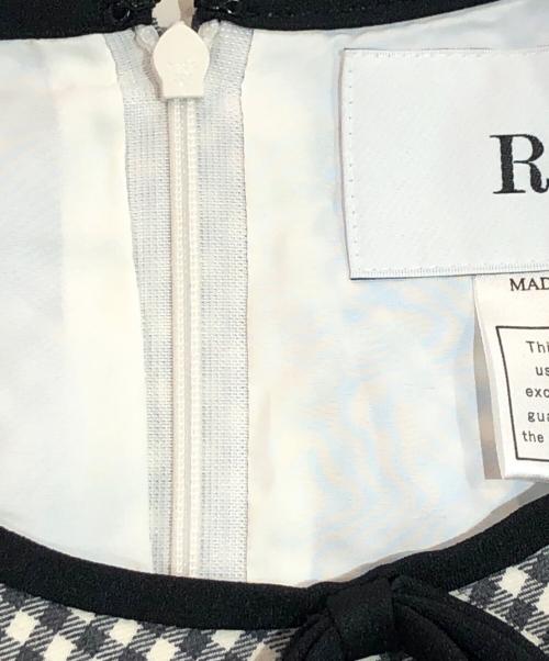 Rene（ルネ）Rene (ルネ) ギンガムチェックティアードワンピース ホワイト サイズ:SIZE 34の古着・服飾アイテム