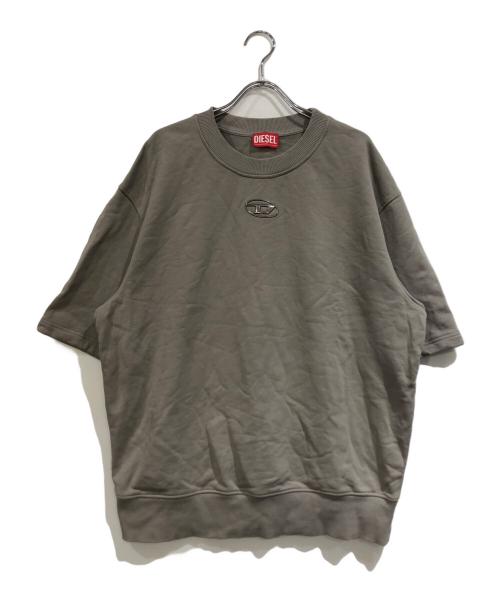 DIESEL（ディーゼル）DIESEL (ディーゼル) ロゴ半袖スウェット グレー サイズ:SIZE Sの古着・服飾アイテム