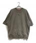 DIESEL（ディーゼル）の古着「ロゴ半袖スウェット」｜グレー