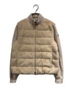 MONCLERモンクレール）の古着「パデッドテディ ジップアップカーディガン」｜ベージュ