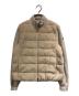 MONCLER（モンクレール）の古着「パデッドテディ ジップアップカーディガン」｜ベージュ
