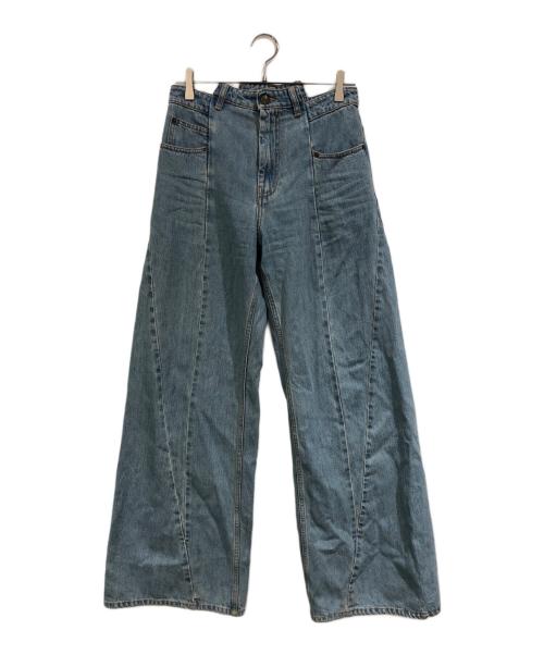 Maison Margiela（メゾンマルジェラ）Maison Margiela (メゾンマルジェラ) ワイドデニムパンツ ブルー サイズ:SIZE 40の古着・服飾アイテム
