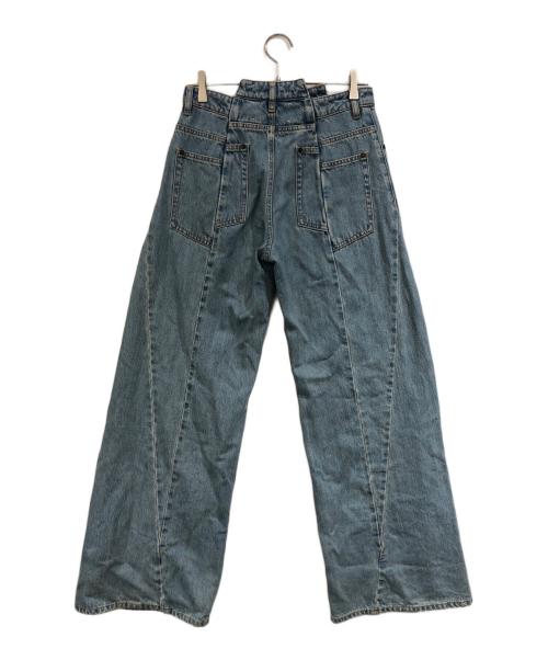 Maison Margiela（メゾンマルジェラ）Maison Margiela (メゾンマルジェラ) ワイドデニムパンツ ブルー サイズ:SIZE 40の古着・服飾アイテム