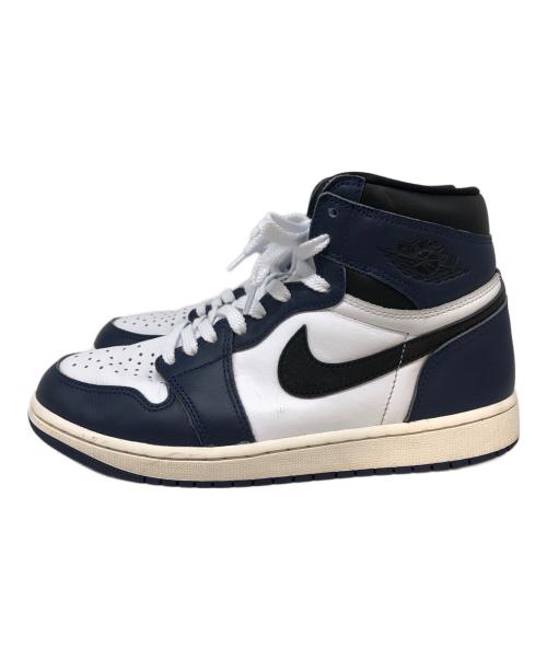 NIKE（ナイキ）NIKE (ナイキ) AIR JORDAN 1 RETRO HIGH OG MIDNIGHT ネイビー サイズ:SIZE 27cmの古着・服飾アイテム