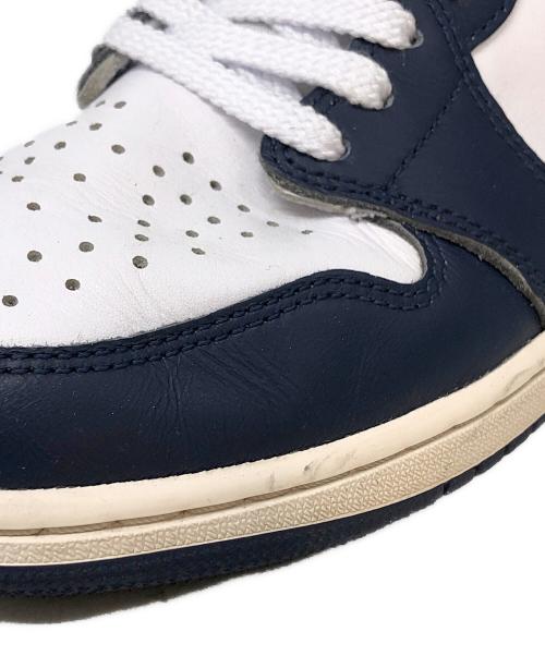 NIKE（ナイキ）NIKE (ナイキ) AIR JORDAN 1 RETRO HIGH OG MIDNIGHT ネイビー サイズ:SIZE 27cmの古着・服飾アイテム