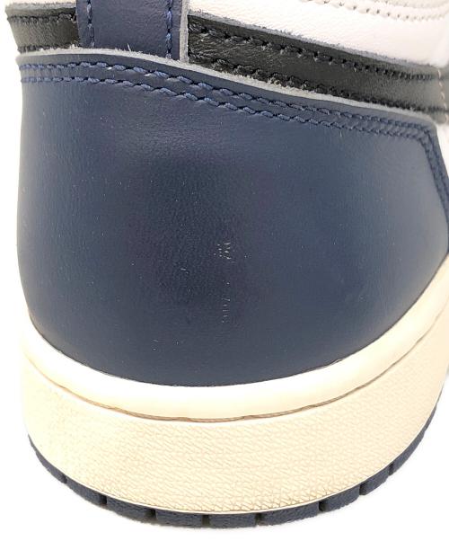 NIKE（ナイキ）NIKE (ナイキ) AIR JORDAN 1 RETRO HIGH OG MIDNIGHT ネイビー サイズ:SIZE 27cmの古着・服飾アイテム