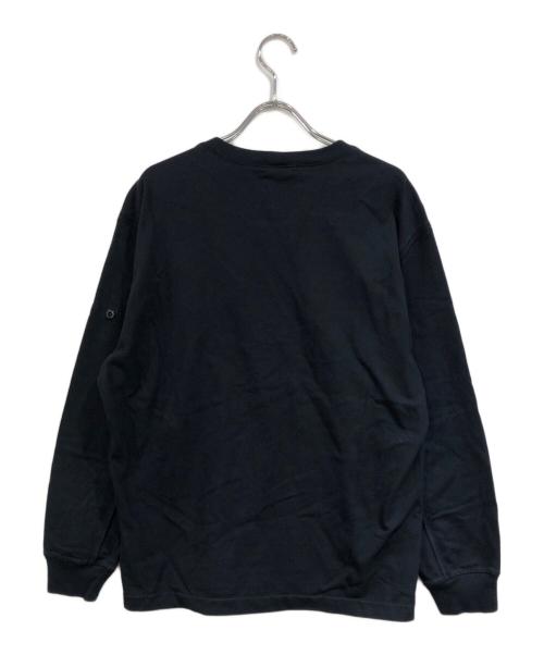 STONE ISLAND（ストーンアイランド）STONE ISLAND (ストーンアイランド) ヘビーウェイトコットンクルーネックL/Sカットソー ネイビー サイズ:SIZE Mの古着・服飾アイテム
