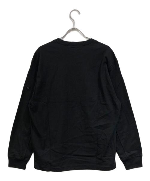 STONE ISLAND（ストーンアイランド）STONE ISLAND (ストーンアイランド) ヘビーウェイトコットンクルーネックL/Sカットソー ブラック サイズ:SIZE Mの古着・服飾アイテム