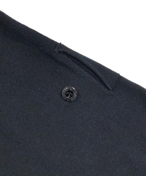 STONE ISLAND（ストーンアイランド）STONE ISLAND (ストーンアイランド) クルーネックニット ブラック サイズ:SIZE Lの古着・服飾アイテム