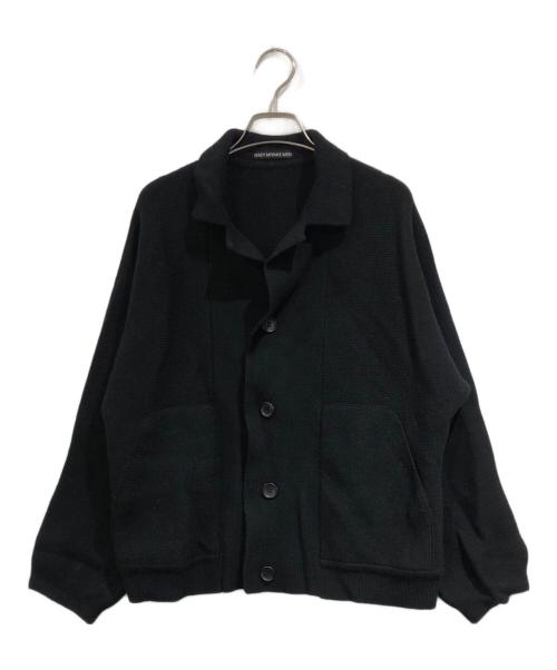 ISSEY MIYAKE MEN（イッセイミヤケメン）ISSEY MIYAKE MEN (イッセイミヤケメン) 4Bニットジャケット ブラック サイズ:SIZE 1の古着・服飾アイテム