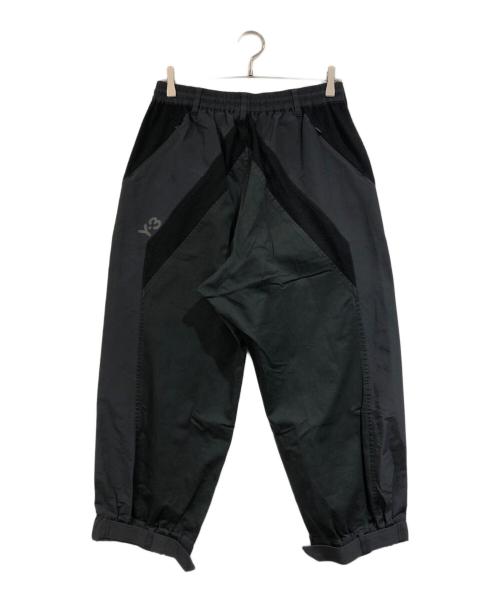 Y-3（ワイスリー）Y-3 (ワイスリー) VARSITY GABARDINE PANTS ブラック サイズ:SIZE Sの古着・服飾アイテム