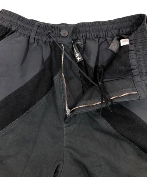 Y-3（ワイスリー）Y-3 (ワイスリー) VARSITY GABARDINE PANTS ブラック サイズ:SIZE Sの古着・服飾アイテム