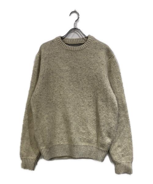 stussy（ステューシー）stussy (ステューシー) 8ball mohair sweater アイボリー サイズ:SIZE Sの古着・服飾アイテム