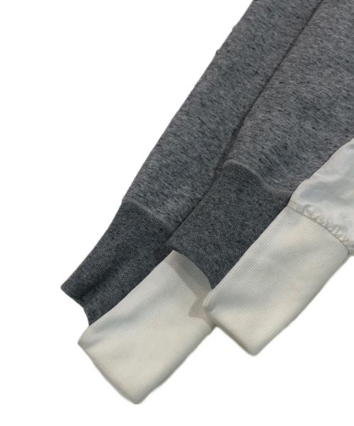 NIKE（ナイキ）NIKE (ナイキ) sacai (サカイ) ドッキングパーカー グレー サイズ:SIZE Sの古着・服飾アイテム