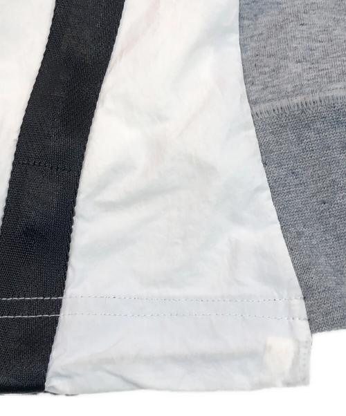 NIKE（ナイキ）NIKE (ナイキ) sacai (サカイ) ドッキングパーカー グレー サイズ:SIZE Sの古着・服飾アイテム