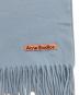 ACNE STUDIOS (アクネ ストゥディオズ) フリンジウールスカーフ ブルー：12000円