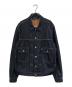 LEVI'S PReMIUM（リーバイス プレミアム）の古着「別注 TYPE 2 TRUCKER ME AGAIN EX」｜インディゴ