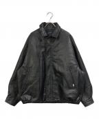 NAUTICAノーティカ）の古着「Vegan Leather Insulated Blouson」｜ブラック
