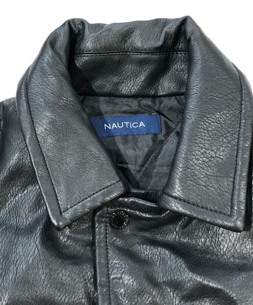 NAUTICA（ノーティカ）NAUTICA (ノーティカ) Vegan Leather Insulated Blouson ブラック サイズ:SIZE Mの古着・服飾アイテム