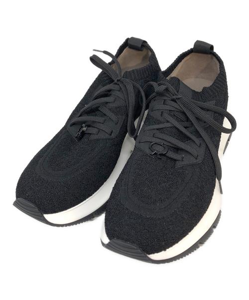 Gianvito Rossi（ジャンヴィト ロッシ）Gianvito Rossi (ジャンヴィト ロッシ) Glover/ニット スニーカー ブラック サイズ:SIZE 40の古着・服飾アイテム