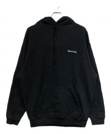 BALENCIAGA（バレンシアガ）の古着「BBロゴ刺繍プルオーバーパーカー」｜ブラック
