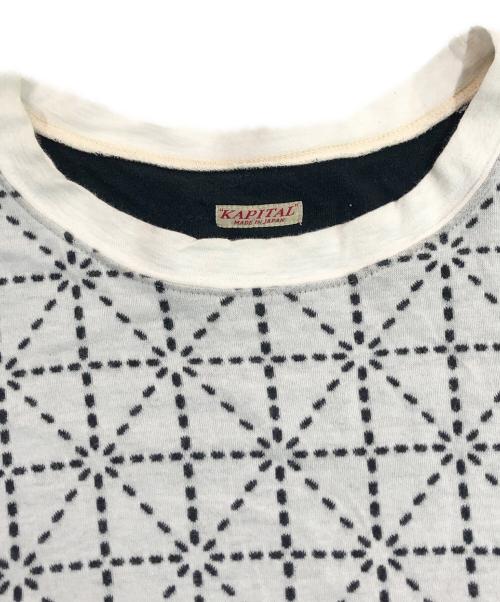 KAPITAL（キャピタル）KAPITAL (キャピタル) HUGE-T ホワイト×ブラック サイズ:SIZE 1の古着・服飾アイテム