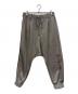 s'yte（サイト）の古着「SIDE TAPE LINE SAROUEL RIB PANTS」｜グリーン