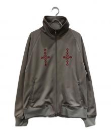 s'yte（サイト）の古着「EMBROIDERY TAPE LINE TRACK JACKET」｜グリーン