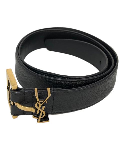Saint Laurent Paris（サンローランパリ）Saint Laurent Paris (サンローランパリ) カサンドラベルト ブラック サイズ:SIZE 85の古着・服飾アイテム