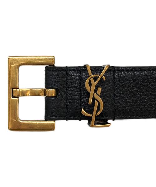 Saint Laurent Paris（サンローランパリ）Saint Laurent Paris (サンローランパリ) カサンドラベルト ブラック サイズ:SIZE 85の古着・服飾アイテム