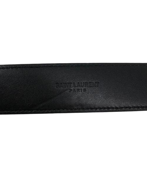Saint Laurent Paris（サンローランパリ）Saint Laurent Paris (サンローランパリ) カサンドラベルト ブラック サイズ:SIZE 85の古着・服飾アイテム