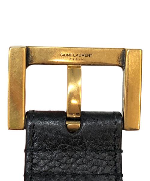 Saint Laurent Paris（サンローランパリ）Saint Laurent Paris (サンローランパリ) カサンドラベルト ブラック サイズ:SIZE 85の古着・服飾アイテム
