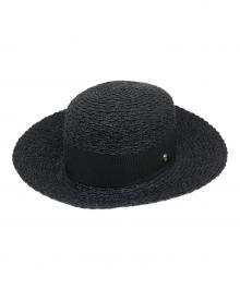 HELEN KAMINSKI（ヘレンカミンスキー）の古着「Nikki Classic Raffia Cloche Hat」｜ブラック