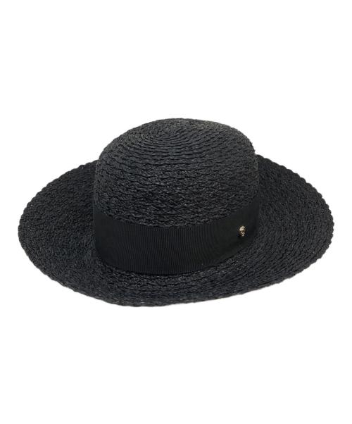 HELEN KAMINSKI（ヘレンカミンスキー）HELEN KAMINSKI (ヘレンカミンスキー) Nikki Classic Raffia Cloche Hat ブラックの古着・服飾アイテム