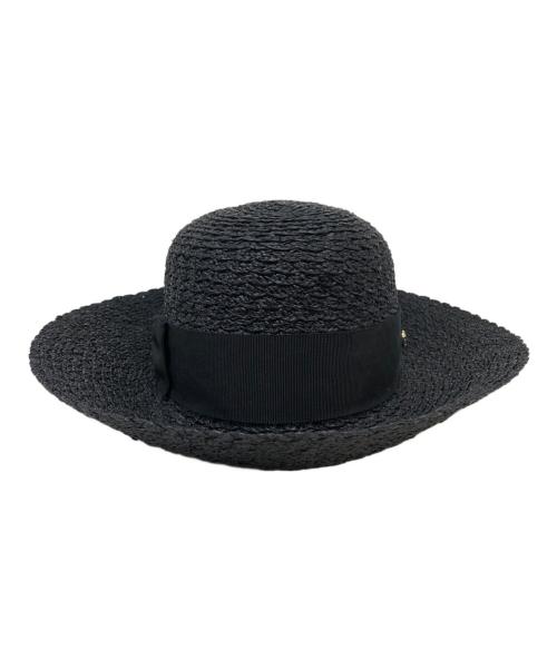 HELEN KAMINSKI（ヘレンカミンスキー）HELEN KAMINSKI (ヘレンカミンスキー) Nikki Classic Raffia Cloche Hat ブラックの古着・服飾アイテム