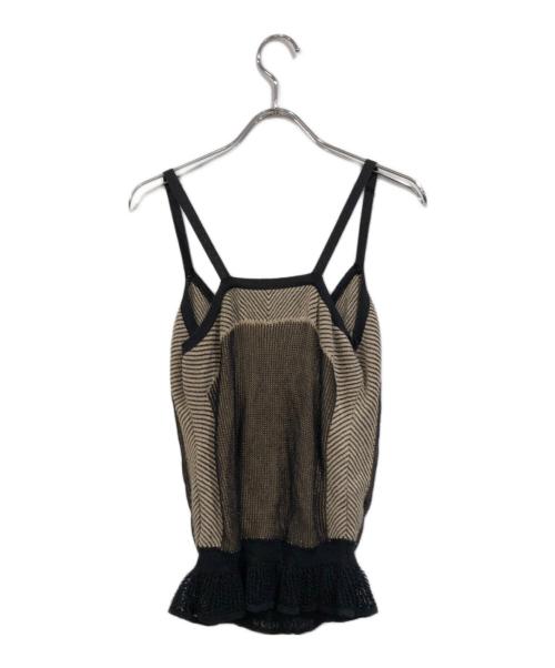 MURRAL（ミューラル）MURRAL (ミューラル) Pigment knit cardigan ベージュ サイズ:SIZE Freeの古着・服飾アイテム