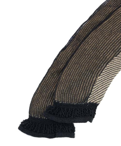 MURRAL（ミューラル）MURRAL (ミューラル) Pigment knit cardigan ベージュ サイズ:SIZE Freeの古着・服飾アイテム
